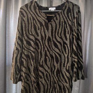 JACLYN SMITH COLLECTION WOMENS BLOUSE SZ XL